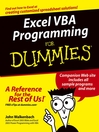 Excel VBA Programming For Dummies®
